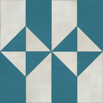 Mosaic House Moroccan tile Saft Romano Custom 1-2 White Light Blue  zellige, mosaic, zellij, field, pattern, glaze, hexagonal, simple 